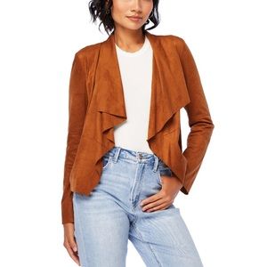 BAGATELLE orange lightweight suede jacket size Medium